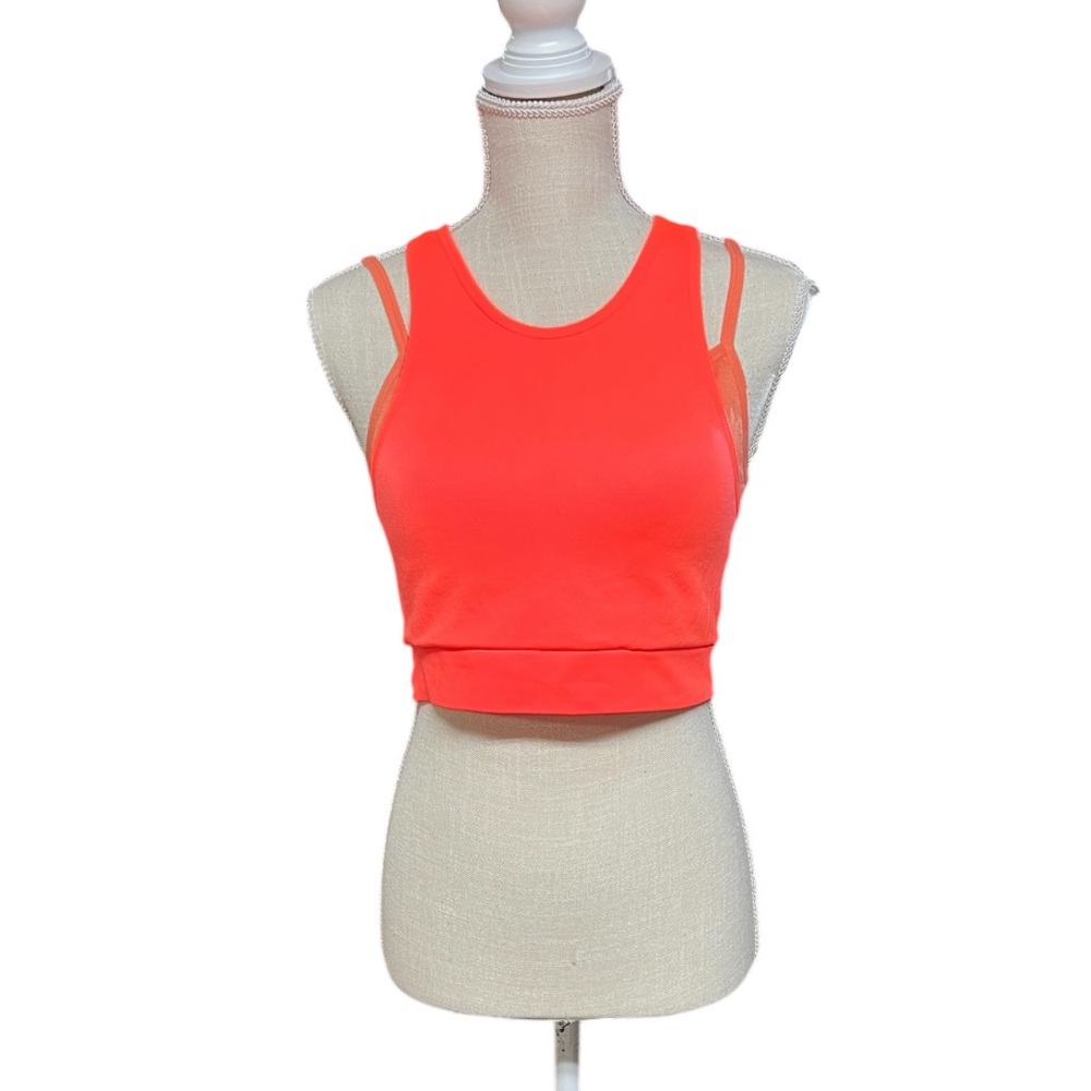 Vibrant Orange Crop Top Joylab